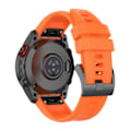 Miniatyrbilde 4 av 5: 22mm Hurtigutløselig Silikonrem for Garmin Fenix 7X Orange