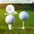 Miniatyrbilde 3 av 5: Golf Gummi-Tees for Driving Range (6-pak)