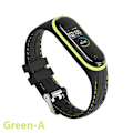 Pikkukuva 1 / 5: Silikonihihna Xiaomi Mi Band 6 7 5 3 4 Lisävarusteet Urheilurannekkeen Vaihtovyö Correa Ranneke Mi Band 7 6 Nfc Ranneke Green-A Mi band 3 4
