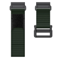 Miniatyrbilde 2 av 5: For Garmin Fenix ​​6x / 5x 26mm krok og løkkefeste Nylon klokkerem Army Green