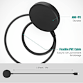 Miniatyrbillede 3 af 5: Oplader til Samsung Galaxy Watch 4/5 40Mm Hurtigoplader Usb-C Type C Kabel Dock