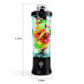 Miniatyrbillede 2 af 5: Bærbar blender USB genopladelig med 600 ml personlig juicer kop sort