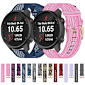 Miniatyrbillede 4 af 5: Til Garmin Forerunner 245 20mm nylonvævet urrem Red