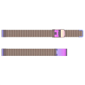 Miniatyrbilde 2 av 5: For Fitbit Inspire / Inspire Hr / Ace 2 Double Insurance Buckle Milanese Watch Band Colorful