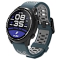 Miniatyrbild 2 av 5: Dubbelfärgad 20 mm silikonklocka för Coros Pace 2/garmin Vivoactive 5/garminactive 5/venu Sq 2 Blue Grey