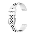 För Fitbit Luxe tvåfärgad watch White Black