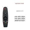 Miniatyrbilde 5 av 5: Fjernkontroll for LG TV An-mr18ba/19ba Akb753 75501 Mr-600 Infrarøde modeller