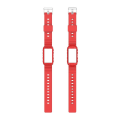 Miniatyrbillede 4 af 5: Til Fitbit Charge 4 Silicone One Body Armor urbånd Red