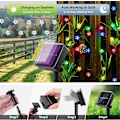 Pikkukuva 4 / 5: 7M 50 LED Sakura Solar Cell Light String Garden Fairy Light 8 Flash Modes 12M