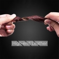 Miniatyrbilde 5 av 5: For Fitbit Versa 3 / Sense Universal Crocodile Texture klokkerem i ekte skinn Brown