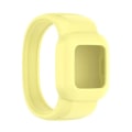 Miniatyrbilde 1 av 5: For Garmin Vivofit Jr3 No Buckle Silicone Pure Color Watch Band Yellow