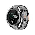 Miniatyrbilde 1 av 4: Rem for Garmin Forerunner 645 Music 20 mm nylonvevd klokkestropp grå