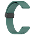 Miniatyrbild 3 av 5: Svart spänne 22mm silikonklockarmband för Garmin Fenix 7/forerunner 965/955/945/935 Olive Green