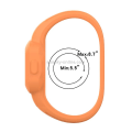 Miniatyrbilde 5 av 5: For Garmin Vivofit Jr3 No Buckle Silicone Pure Color Watch Band Yellow