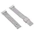 Miniatyrbillede 3 af 5: Til Fitbit Charge 5 Milan Steel Double Buckles Strap Watch Band Silver