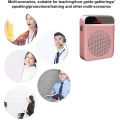 Miniatyrbilde 5 av 5: Bærbar stemmeforsterker, Blutooth Taleforsterker med midjebånd rose gold