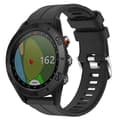 För Garmin Approach S60 22mm enfärgad watch Black