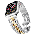 Pikkukuva 2 / 5: Metalliranneke Apple Watch 49mm 40mm 41mm 42mm 44mm 45mm ruostumaton teräs Luxury Rannekorjet Iwatchille 8 7 6 5 4 3 2 Se Silver rose and tool For 38mm 40mm 41mm