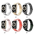 Miniatyrbilde 2 av 5: Rustfritt stålrem passer til Huawei Watch Fit 2 vanntett armbåndsur black pink