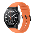 Pikkukuva 4 / 5: 22mm silikonihihna Xiaomi Watch S1 -älykelloon Orange