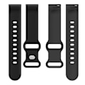 Miniatyrbillede 5 af 5: Til Huawei Watch GT 3 42mm/GT 3 Pro 43mm Universal 20mm Silikone Urrem Butterfly Form Spænde Multicolor