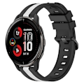 Miniatyrbild 1 av 5: För Garmin Venu 2 Plus 20 mm vertikalt tvåfärgs watch Black-White