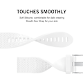 Miniatyrbillede 2 af 2: Udskiftningsrem til Fenix ​​5s Plus/fenix 6s Pro/fenix 7s/d2 Delta S Smartwatch (sølvspænde-mørkeblå) White
