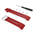 Miniatyrbillede 1 af 5: Til Garmin Forerunner 30 / 35 Silikone urrem Red