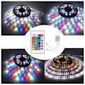 Miniatyrbillede 4 af 5: 24 knappers fjernbetjening + dc12v LED-controller RGB-kontrolboks Ir lysstrimmel-controller til 5050 2835