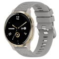 Miniatyrbilde 1 av 5: For Garmin Venu 2s 18 mm ensfarget silikonklokkerem Grey