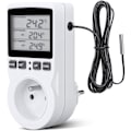Miniatyrbillede 1 af 5: Digital / Varme Køling Termostat Stikkontakt Lcd Temperatur Controller, 230V Til Drivhusgård Temperatur Controller/Terrarium Termostat(Socket)