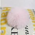Pikkukuva 1 / 5: Hatut Käsintehty todella suuri hiuspallo turkishousu soljella Fox fur pink b