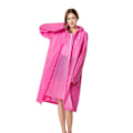 Pikkukuva 3 / 5: Sadesuoja Urheilu Sadetakit, EVA Uudelleenkäytettävä Sadetakki Takki Sadepeite Poncho Miehille Ja Naisille White XL