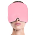 Miniatyrbild 2 av 5: Gel Varm Kall Terapi Huvudvärk Migrän Relief Cap För Chemo, Sinus, Nacke Bärbar Wrap Stress Tryck Smärta Massage PINK SET