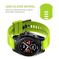 Miniatyrbilde 3 av 4: 22mm Silikonrem for Garmin Fenix 7 Green