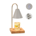 Miniatyrbild 2 av 5: Smältande vaxlampa Aromaterapi Sängbordslampa Trä Dekorativa Prydnader F-EU Plug