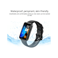 Pikkukuva 4 / 4: Älykellon ranneke Huawei Strap 8 16mm yksivärinen silikonivaihto (oranssi)