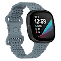 Pikkukuva 1 / 5: Fitbit Versa 4/3/Sense 1/2 pitsillä koverrettu watch Official Steel Blue