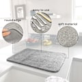 Miniatyrbilde 3 av 5: 2-pakning mikrofiber oppvaskmatte grey