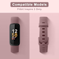 Miniatyrbillede 5 af 5: Bløde udskiftningsremme til Fitbit Inspire 3 Fitness Tracker