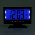 Miniatyrbild 4 av 5: Väckarklocka Digital Väckarklocka Skrivbordsklocka Svart