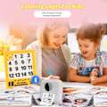 Pikkukuva 3 / 5: Kannettava musteeton taskukokoinen Bluetooth-lämpötulostin 5 rullalla paperia päiväkirjaan/DIY-leikekirjaan/matkailuun/muistiinpanoihin, valkoinen