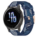 Miniatyrbillede 1 af 5: Til Garmin Venu 2s 18mm nylonvævet urrem Blue