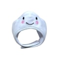 Miniatyrbillede 1 af 4: Sjov kat hat Sød krabbe frø kæledyr hat hvalp kat dress up kostume jul cosplay varm hovedbeklædning Dejlig stil White L