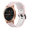 Miniatyrbild 1 av 5: För Garmin Move Luxe 20 mm vertikalt mönster tvåfärgat watch Pink-White