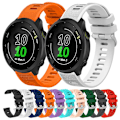 Miniatyrbild 3 av 5: För Garmin Venu 2 Plus 20mm Silikon Twill watch Red