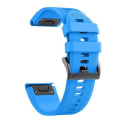 Miniatyrbillede 1 af 5: Til Garmin Fenix ​​6s 20 mm silikone urrem Skyblue