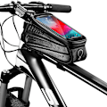 Miniatyrbillede 1 af 5: Cykeltelefon Frontramme Taske, Senior Vandtæt Materiale Cykel Mobil
