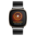 Miniatyrbillede 3 af 5: Til Fitbit Versa 3 / Sense Universal Butterfly Buckle Metal Watch Band Black