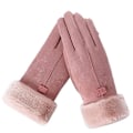 Miniatyrbild 1 av 5: Vinter Touch Screen Handskar Dam Vinterhandskar Varma vantar Pink